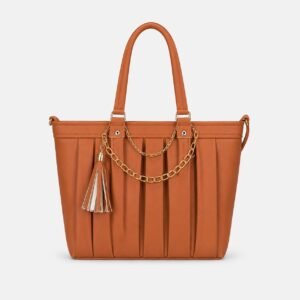 Premium Elegant Pleated Tote Handbag